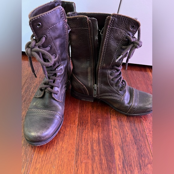 Womens combat boots size 5 - Picture 2 of 4